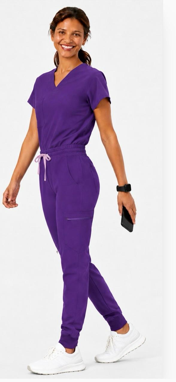 V-Neck Scrub Set